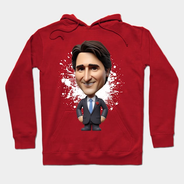 Justin Trudeau like figure Hoodie by k9-tee